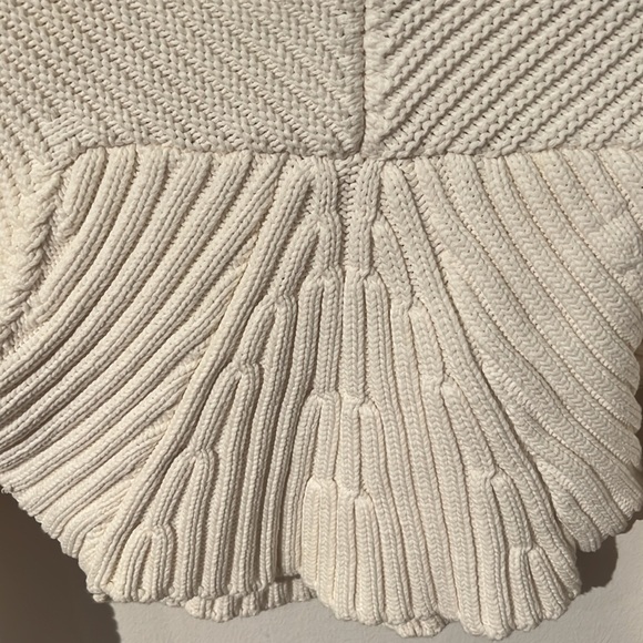 Emin & Paul Women’s Cropped Sweater | Cream | Size 40 (fits like XS/XXS) - Picture 2 of 5